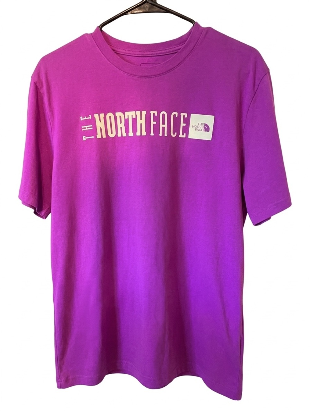 The North Face Hot Pink Logo Tee Sz L